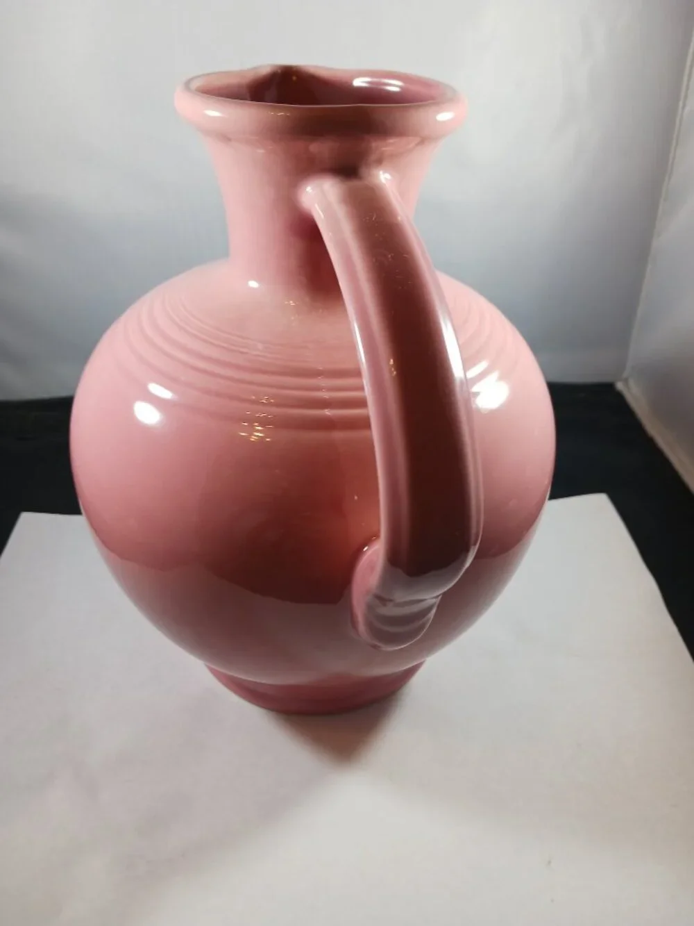 Vintage Fiesta Ware Pink Carafe